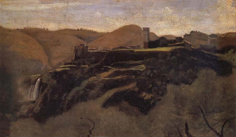 Corot Camille The Waterfalls